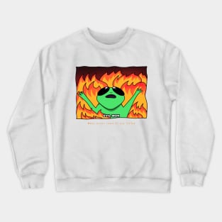 AlienHub: When aliens learn to use Tiktok Crewneck Sweatshirt